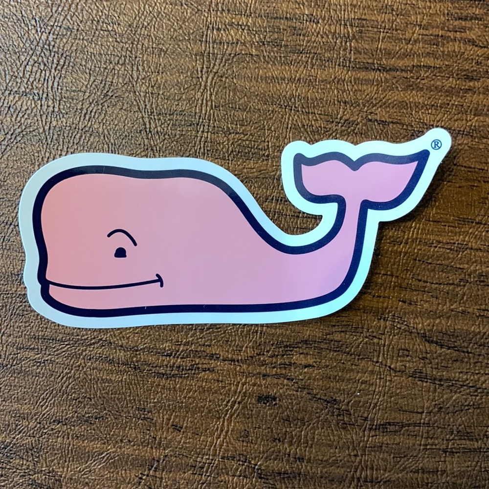 Vineyard Vine’s whale sticker